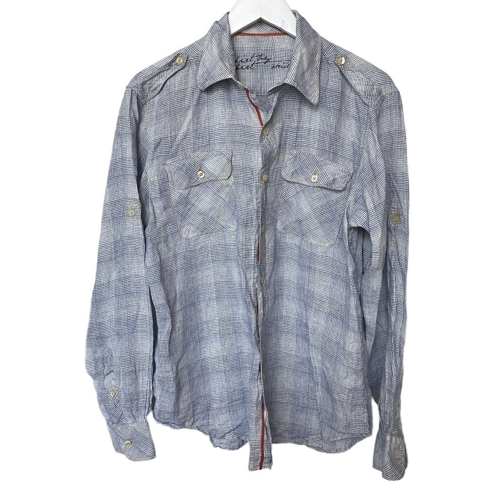 ATELIER Shirt by Shirt Mens S/M Button up 100% Cotton Designer